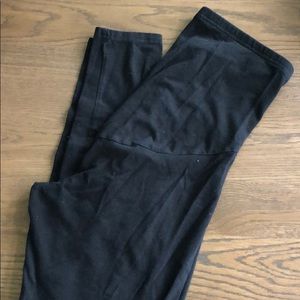 High panel maternity leggings